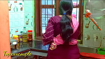 Indian Hot Maid XXX fuck in kitchen.